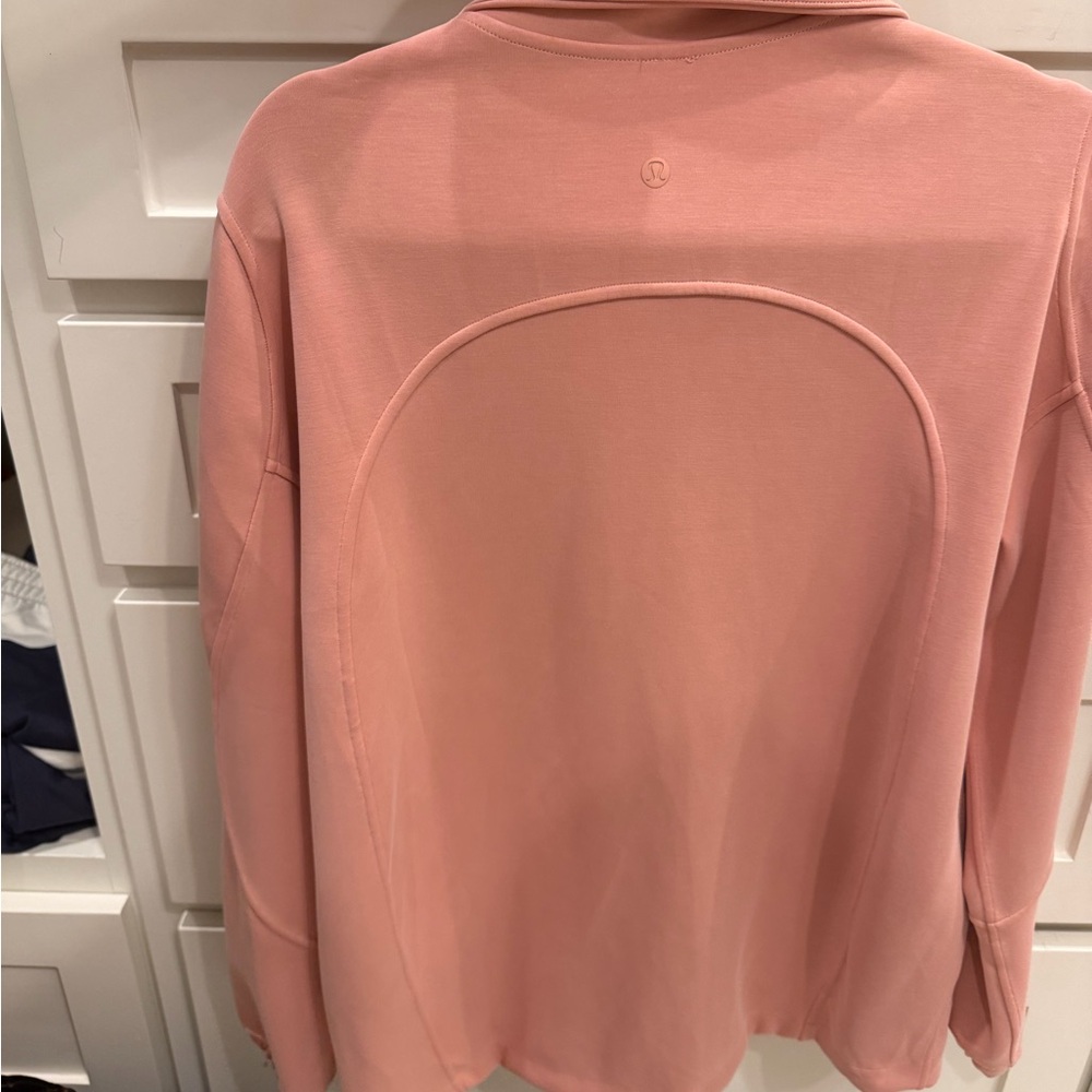 lululemon athletica Pink Quarter-Zip Pullover Sweatshirt - Picture 2 of 2